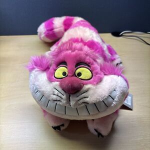 Disney Store Exclusive CHESHIRE CAT Alice In Wonderland Plush Toy 20'' New